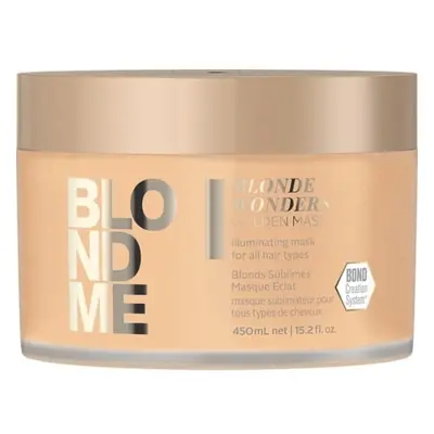 Maska se zlatými pigmenty pro blond vlasy Blondme Blonde Wonders (Golden Mask) Schwarzkopf Profe