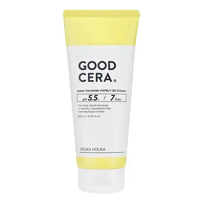 Olejový krém s ceramidy na tělo a obličej Good Cera (Super Ceramide Family Oil Cream) Holika Hol