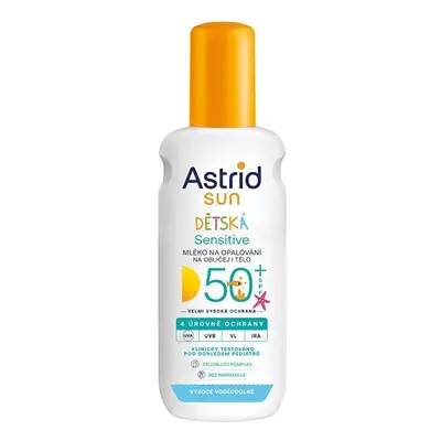 Dětské mléko ve spreji na opalování Sensitive SPF 50+ Sun Astrid - 150 ml