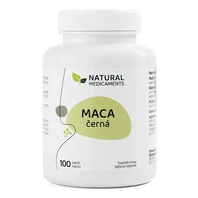 Maca černá Natural Medicaments - 100 kapslí