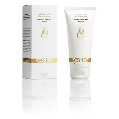 Hřejivý lubrikační gel (Unisex Lubricant Warning) YESforLOV - 100 ml