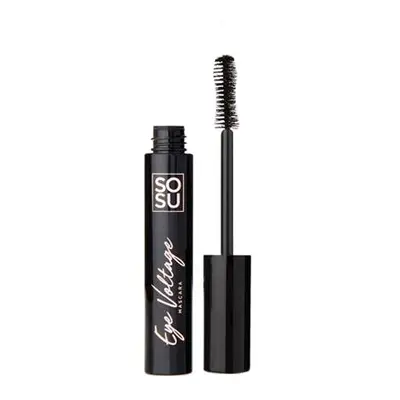 Voděodolná objemová řasenka Eye Voltage (Volumising Mascara) SOSU Cosmetics / Odstín: Jet Black 