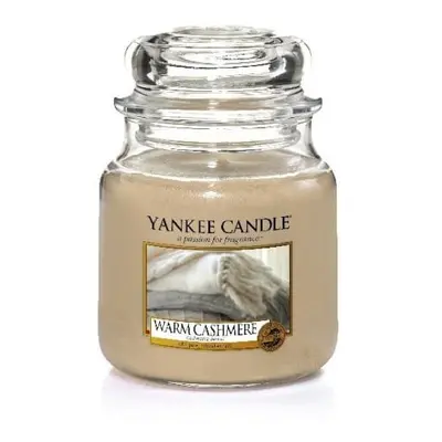 Aromatická svíčka střední Warm Cashmere Yankee Candle - 411 g