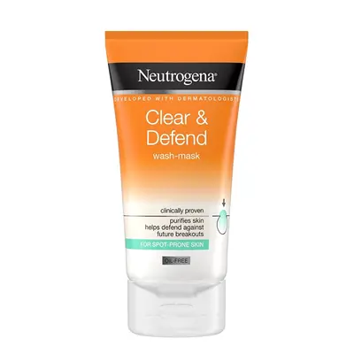 Čisticí maska Clear & Defend (Wash-Mask) Neutrogena - 150 ml