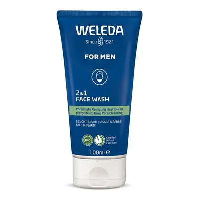 Čisticí gel na obličej a vousy (2in1 Face Wash) Weleda - 100 ml