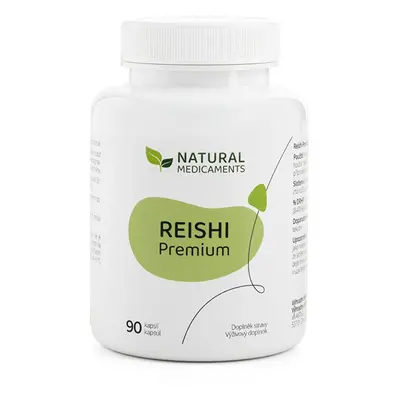 Reishi Premium Natural Medicaments - 90 kapslí