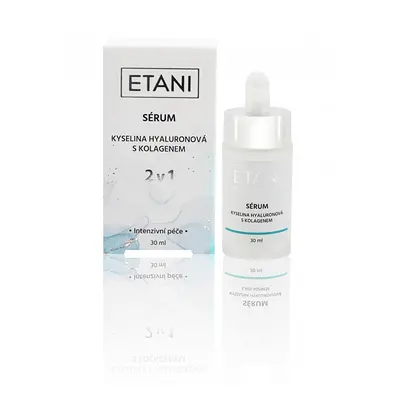 Sérum 2v1 kyselina hyaluronová s kolagenem ETANI - 30 ml