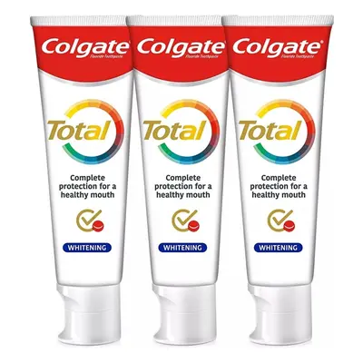 Bělicí zubní pasta Total Whitening Trio Colgate - 3 x 75 ml