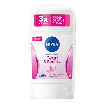 Tuhý antiperspirant Pearl & Beauty (Anti-Perspirant) Nivea - 50 ml