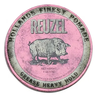 Pomáda na vlasy se silnou fixací (Pink Heavy Grease) Reuzel - 113 g