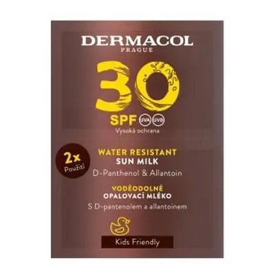 Voděodolné mléko na opalování SPF 30 (Water Resistant Sun Milk) Dermacol - 2 x 15 ml