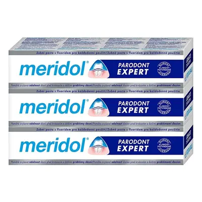 Zubní pasta proti krvácení dásní a parodontitidě Paradont Expert tripack Meridol - 3 x 75 ml