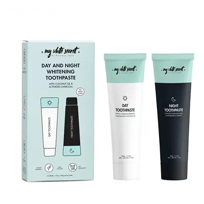 Denní a noční bělicí zubní pasta (Day & Night Toothpaste) My White Secret - 2 x 50 ml