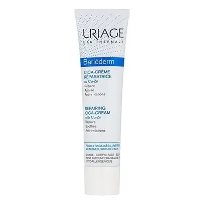 Reparativní krém s obsahem mědi a zinku Bariéderm Cica (Repairing Cica-Cream With Cu-Zn) Uriage 