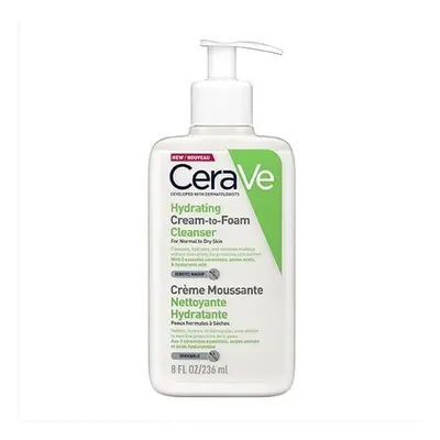 Čisticí pěnicí krém (Hydrating Cream-to-Foam Cleanser) CeraVe - 473 ml