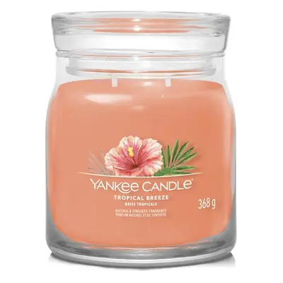 Aromatická svíčka Signature sklo střední Tropical Breeze Yankee Candle - 368 g