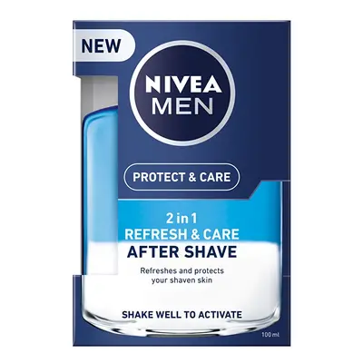 Pečující voda po holení 2v1 Men Refresh&Care Nivea - 100 ml