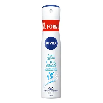 Deodorant ve spreji Fresh Natural Nivea - 200 ml