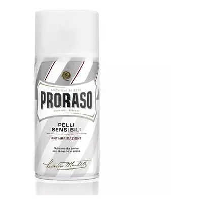 Cestovní pěna na holení pro citlivou pokožku White Zelený čaj (Shaving Foam) 50 ml Proraso - 50 