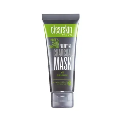 Čisticí pleťová maska s výtažkem z černého uhlí Cleasrkin (Purifying Charcoal Mask) Avon - 75 ml