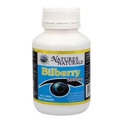 Bilberry 5000 mg Australian Remedy - 100 kapslí