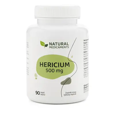 Hericium 500 mg Natural Medicaments - 90 kapslí