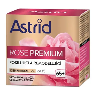 Posilující a remodelujicí denní krém OF 15 Rose Premium Astrid - 50 ml