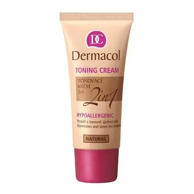 Tónovací krém 2 v 1 Dermacol / Varianta: Natural - 30 ml