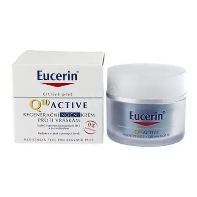 Regenerační noční krém proti vráskám pro všechny typy citlivé pleti Q10 Active Eucerin - 50 ml