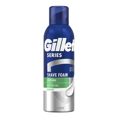 Zklidňující pěna na holení Series Sensitive Aloe Vera (Soothing Shave Foam) Gillette - 200 ml