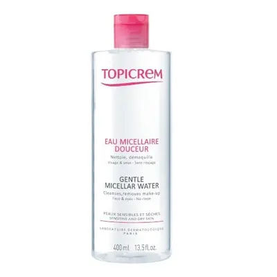 Jemná čisticí micelární voda pro citlivou pleť a oči (Gentle Micellar Water) Topicrem - 200 ml