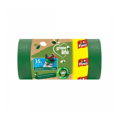 Pytle na odpadky Green Life Easy pack 25 μm 35 litrů Fino - 22 ks