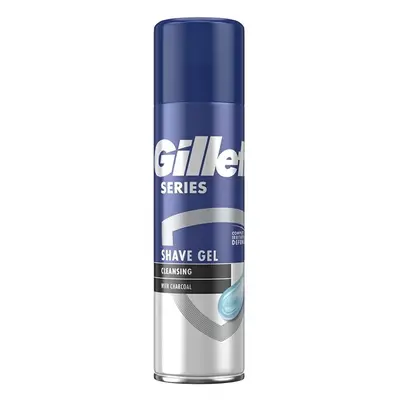 Čisticí gel na holení s dřevěným uhlím Charcoal (Cleansing Shave Gel) Gillette - 200 ml