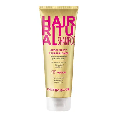 Obnovující šampon pro blond vlasy Hair Ritual (Grow Effect & Super Blonde Shampoo) Dermacol - 25