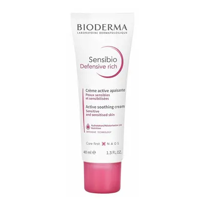 Zklidňující pleťový krém Sensibio Defensive Rich (Active Soothing Cream) Bioderma - 40 ml