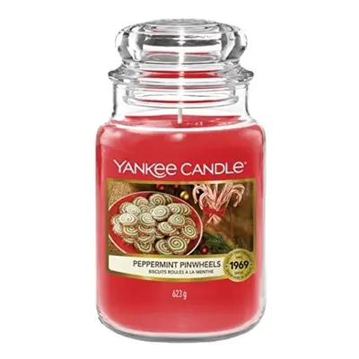 Aromatická svíčka Classic velká Peppermint Pinwheels Yankee Candle - 623 g