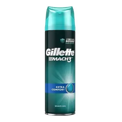 Zklidňující gel na holení Mach3 Extra Comfort (Shave Gel) Gillette - 200 ml