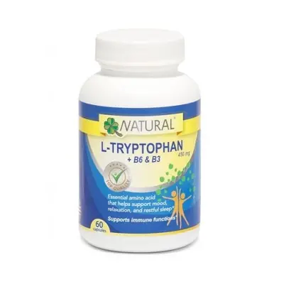 L-Tryptophan 450 mg Natural SK - 60 kapslí