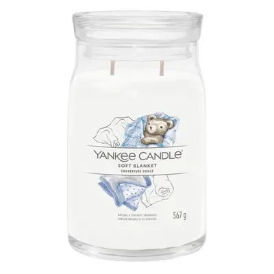 Aromatická svíčka Signature sklo velké Soft Blanket Yankee Candle - 567 g