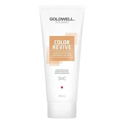 Tónovací kondicionér Dark Warm Blonde Dualsenses Color Revive (Color Giving Condicioner) Goldwel