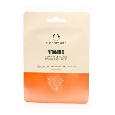 Rozjasňující hydratační pleťová maska Vitamin C (Glow Sheet Mask) The Body Shop - 18 ml