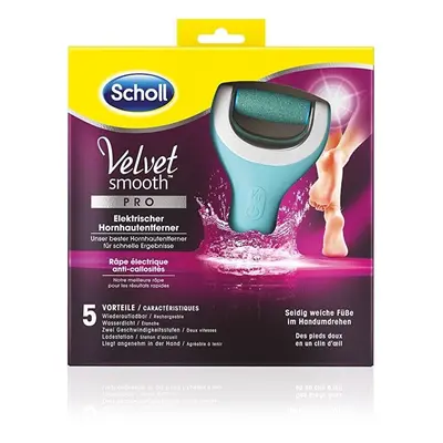 Elektrický pilník na chodidla do vody Velvet Smooth Pro (Wet And Dry) Scholl