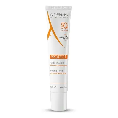 Ochranný fluid pro smíšenou až mastnou pleť SPF50+ Protect (Invisible Fluid) A-DERMA - 40 ml