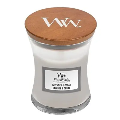 Vonná svíčka váza Lavender & Cedar WoodWick - 85 g