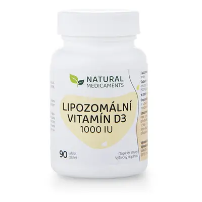 Lipozomální vitamín D3 1000 IU Natural Medicaments - 90 tablet