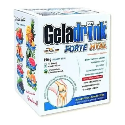 Geladrink forte HYAL nápoj 7 příchutí Geladrink - 14 x 14 g