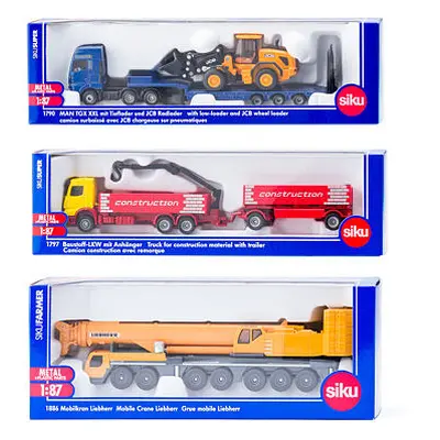 SIKU Super - set 3 stavebních strojů B, 1:87