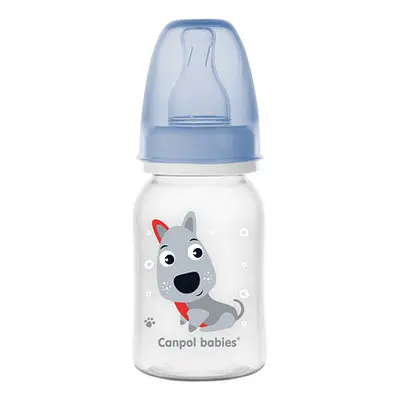 CANPOL BABIES Láhev s potiskem HAPPY ANIMALS 120 ml