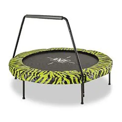 EXIT TOYS Tiggy Junior trampolína s tyčí ø140cm - černá / zelená