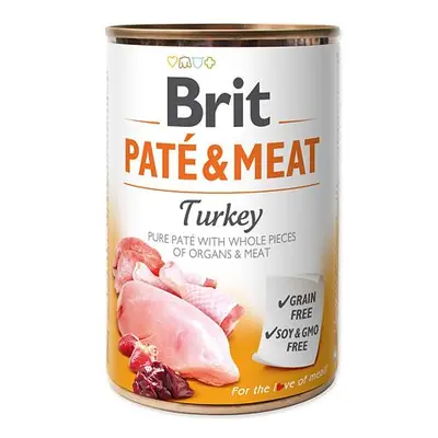 Konzerva BRIT Paté & Meat Turkey 400 g